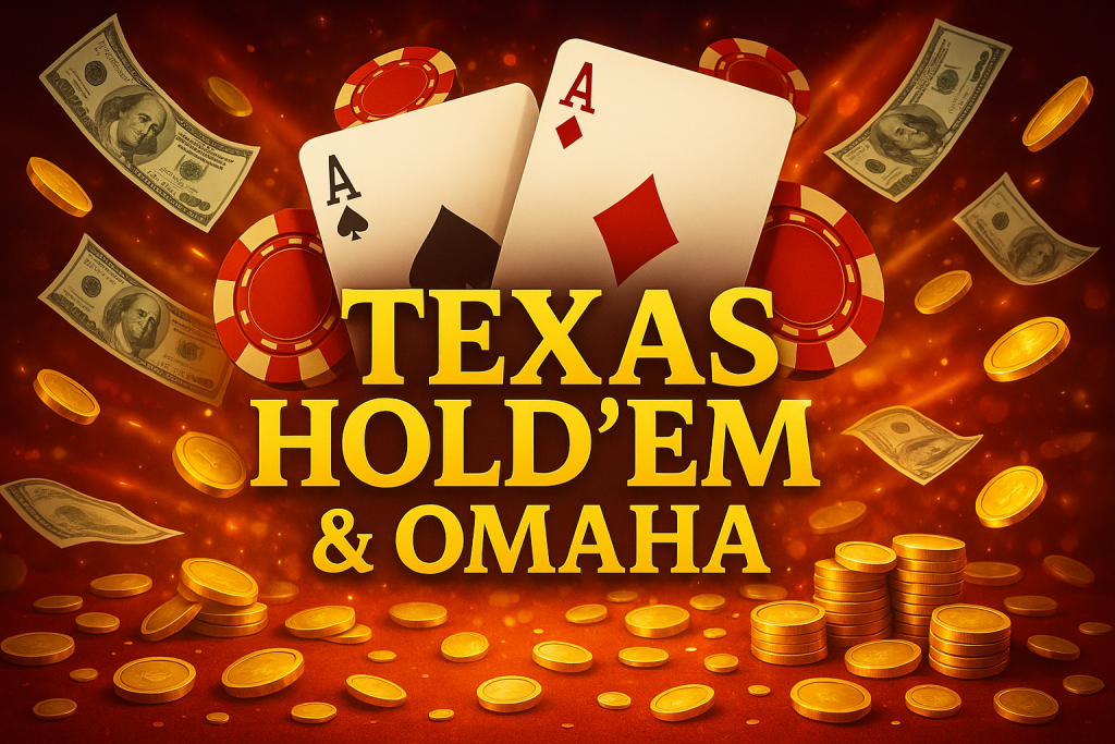 Texas Hold’em & Omaha J68BET – Trải Nghiệm Poker Đỉnh Cao